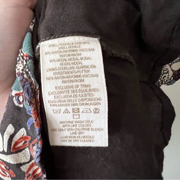 Free People Stealing Fire Floral Print Tunic Mini Dress - Picture 8 of 8